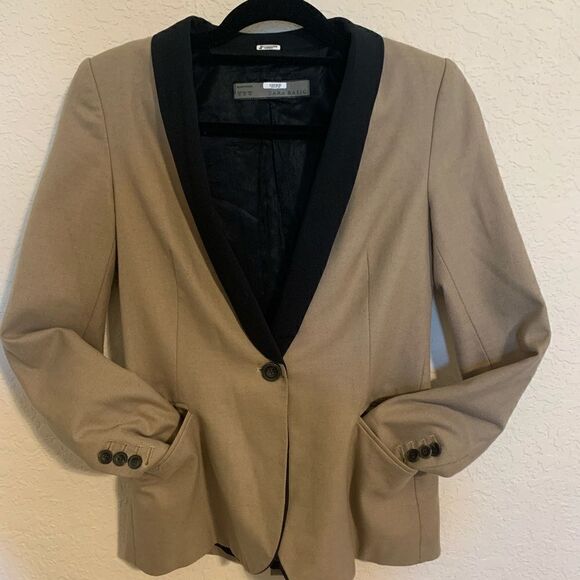 Zara Basic Tan Blazer Size XS - Picture 4 of 5